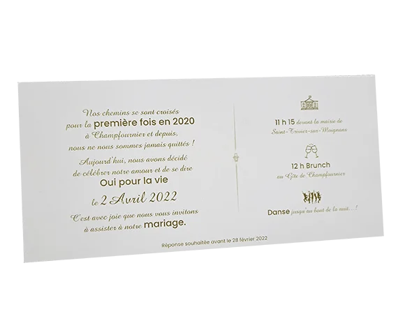 carte mariage