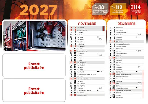 vos encarts publicitaires 2027