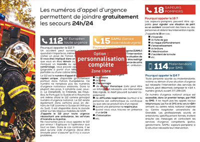 vos numeros urgences